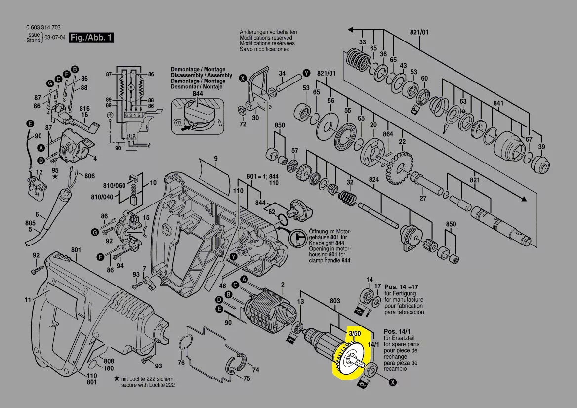Ventilateur réf. 2 606 610 022 Bosch